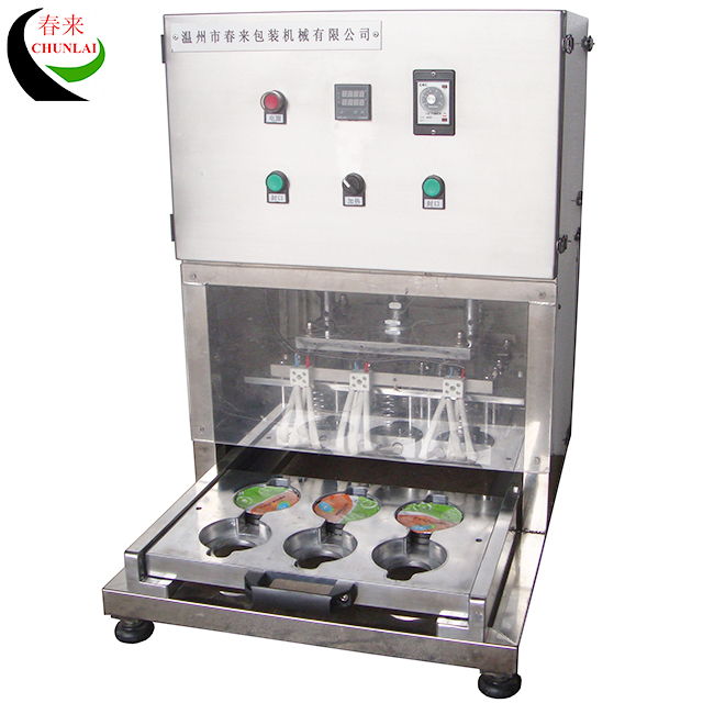 KIS-1 Desktop tazza di tenuta in alluminio Pre-Cut